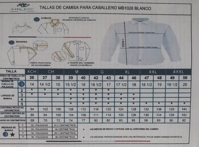 Foto 6 | Foto 6 | Camisa Michel Blanc Elegante A Rayas Azul