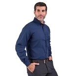 Camisa Michel Blanc Botton Down Marino