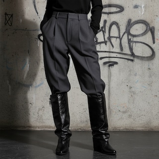 Foto 6 | Foto 6 | Botas Slouchy De Piel Sintetica Con Candado Decorativo Elegancia Moderna Y Distinción