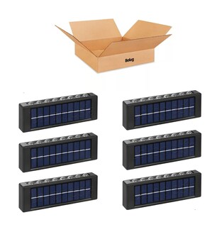 Foto 1 | Foto 1 | Luces Solares Belug Lampara Led Exterior Jardín De Decoración 6 Piezas Negro