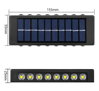 Foto 4 | Foto 4 | Luces Solares Belug Lampara Led Exterior Jardín De Decoración 6 Piezas Negro