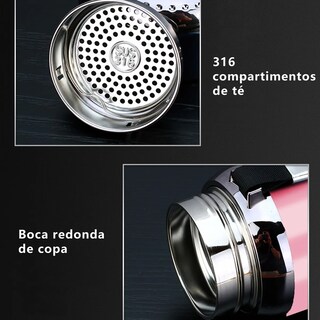 Foto 4 | Foto 4 | Termo Acero Inoxidable 1000ml Eo Safe Imports Esi-22306 Rosa