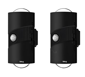 Foto 1 | Foto 1 | Lámpara Belug De Pared Con Sensor Movimiento Recargable 2 Piezas Negro