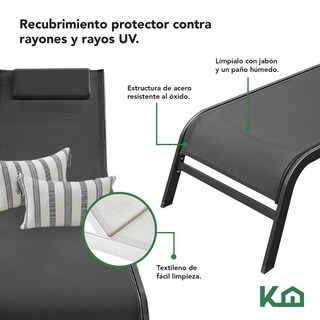 Foto 4 | Foto 4 | Camastro KingsHouse Gris