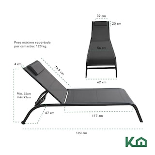 Foto 5 | Foto 5 | Camastro KingsHouse Gris