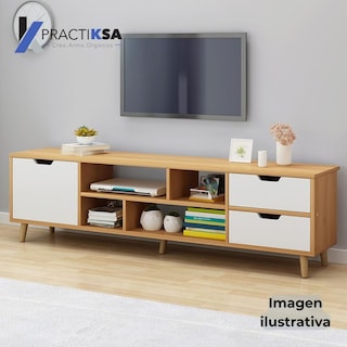 Foto 4 | Foto 4 | Mueble De Tv Mesa Modular Rack Pantalla Multifuncional Sala