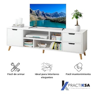 Foto 2 | Foto 2 | Mueble De Tv Mesa Modular Rack Pantalla Multifuncional Sala