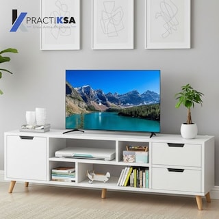 Foto 5 | Foto 5 | Mueble De Tv Mesa Modular Rack Pantalla Multifuncional Sala