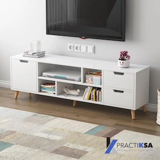 Foto 6 | Foto 6 | Mueble De Tv Mesa Modular Rack Pantalla Multifuncional Sala