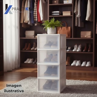 Foto 4 | Foto 4 | Zapatera Plegable Practiksa Moderna Zapatero Organizador
