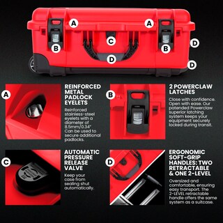 Foto 5 | Foto 5 | Funda Rígida Para Cámara Nanuk 935 Pro Photo Kit Impermeable Color Rojo - Venta Internacional.