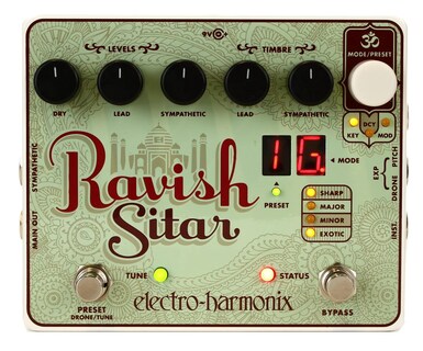 Foto 1 | Foto 1 | Pedal Emulador De Sitar Electro-harmonix Ravish Con Cuerdas Simpáticas - Venta Internacional.