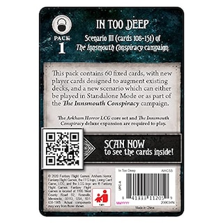 Foto 2 | Foto 2 | Arkham Horror The Card Game In Too Deep Mythos Pack – Desentraña La Conspiración Innsmouth Juego De Cartas Cooperative Living D