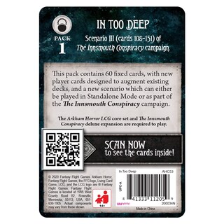 Foto 5 | Foto 5 | Arkham Horror The Card Game In Too Deep Mythos Pack – Desentraña La Conspiración Innsmouth Juego De Cartas Cooperative Living D