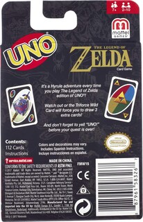Foto 6 | Foto 6 | Mattel Games - Juego De Cartas Uno The Legend Of Zelda Para Una Noche Familiar Con Gráficos De The Legend Of Zelda Y Special Rul
