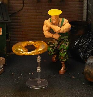 Foto 2 | Foto 2 | Jada Toys Street Fighter Ii Guile Figura De Acción Escala 1:12 6 Pulgadas De Alto Cabezas Intercambiables Manos Y Accesorios