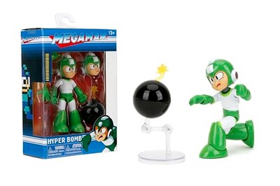 Foto 5 | Foto 5 | Jada Mega Man Hyper Bomb - Figura De Acción A Escala 1:12 Wave 2 - Más De 15 Puntos De Articulación Manos Y Cabeza Alternativa