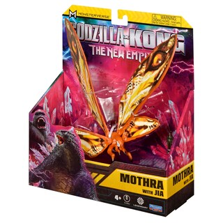 Foto 6 | Foto 6 | Godzilla X Kong: Figura De Mothra De 6 Pulgadas Con Mini Jia De Playmates Toys