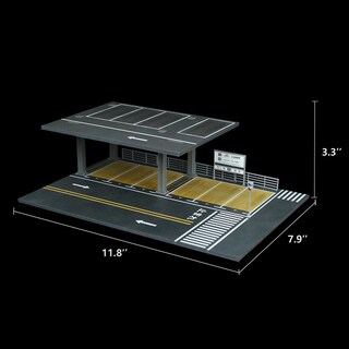Foto 2 | Foto 2 | Organizador De Autos De Juguete De Metal Fundido A Escala 1/64 Compatible Con Modelos De Autos Hot Wheels Y Matchbox (plataforma