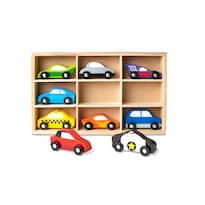 Melissa & Doug Juego De Autos De Madera