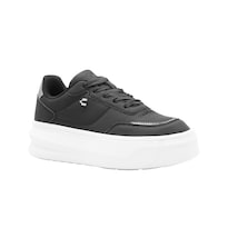 Tenis Charly Chunky City Moda Urbano Color Negro Plata Para Mujer Negro