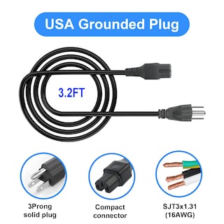Foto 4 | Foto 4 | Cable De Alimentación De 3 Clavijas Adecuado Para Cable Percolador Farberware Cable Eléctrico Para Olla De Presión Eléctrica O