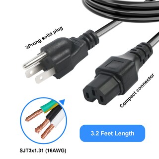 Foto 7 | Foto 7 | Cable De Alimentación De 3 Clavijas Adecuado Para Cable Percolador Farberware Cable Eléctrico Para Olla De Presión Eléctrica O