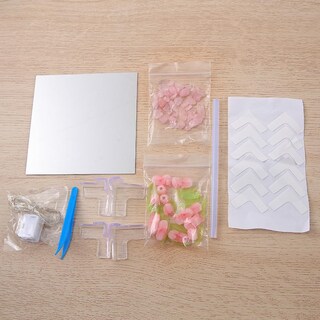 Foto 5 | Foto 5 | Diy Cubo De Rubik Lámpara Noche De Tulipanes 12x12cm Lámpara Tulipán Con Espejo romántica Para Adornos Mesa Para Dormidrio sa