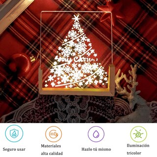 Foto 2 | Foto 2 | Yebgahj Tablero De Mensajes De Notas Brillantes Con Tablero Blanco Led Creativa Tablero Acrílico De Borrado En Seco Con Luz Co