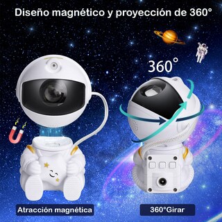 Foto 3 | Foto 3 | Tszcoo Proyector De Galaxias Y Estrellas Astronauta Proyector De Estrellas Luz De Noche Para Decoraciones Para Cuarto 8 Modo