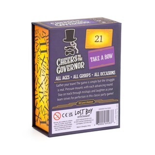 Foto 6 | Foto 6 | Lost Boy Entertainment Cheers To The Governor - Juegos De Cartas - Juegos De Fiesta - Juegos Familiares - Para Niños De 8 Años E