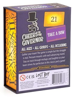 Foto 7 | Foto 7 | Lost Boy Entertainment Cheers To The Governor - Juegos De Cartas - Juegos De Fiesta - Juegos Familiares - Para Niños De 8 Años E