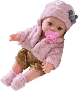 Foto 1 | Foto 1 | Reborn Doll Muñeca De Silicona Para Baño Contiene Ropa Y Chupetes Regalos Del Día Del Niño Para Regalos De Cumpleaños (abrigo