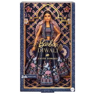 Foto 4 | Foto 4 | Barbie Muñeca Diwali De Anita Dongre Con Aspecto De Festival De Luces Coleccionable Con Soporte De Muñeca Y Certificado De Aute