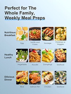 Foto 7 | Foto 7 | Cozeemax - Vapor Eléctrico De 3 Niveles Para Cocinar Vaporizador De Verduras De 13.7 Cuartos De Galón Para Cocinar Simultáneame