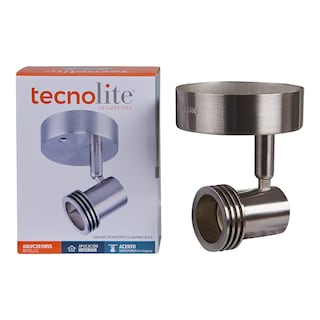 Foto 1 | Foto 1 | Tecnolite Lámpara Spot De Sobreponer Dirigible Potencia Máx. 50 W 1 Base Gu10 No Incluye Foco