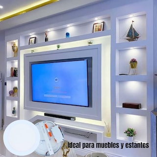 Foto 5 | Foto 5 | Megaluz S11w12eb Paquete De 10 Lámpara De Techo Plafón Para Interior De Casas Con Luz Led De 12w Y 840lm Luz Blanca 6500k Sobr