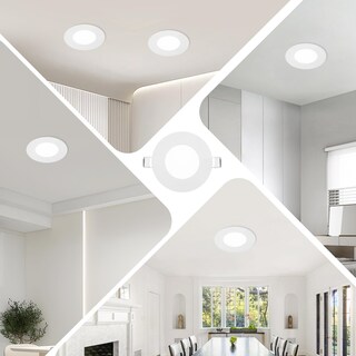 Foto 7 | Foto 7 | Tianlai S26w06a Lampara De Techo Led 6w Lámpara Empotrable Techo Paquete 10 12cm 6500k