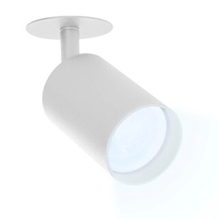 Foto 1 | Foto 1 | Illux Lámpara Para Techo Dirigible Led Compacto Spot Empotrar Dirección Ajustable 6 W Gu10 Para Galería Aluminio Ip20 Atenuable