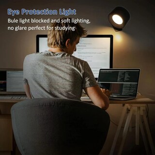 Foto 3 | Foto 3 | Aplique De Pared Led Luces De Lectura Led Montadas En La Pared Luces Led Recargables De Pared con Control Táctil Y Remoto 3 Te