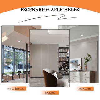 Foto 7 | Foto 7 | Megaluz S09w18ib Lampara De Techo Led 18w Lampara Led Ajustable Bote Plafón Paquete 10 175mm 6500k