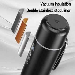 Foto 4 | Foto 4 | Tettle De Automóvil Eléctrico Portátil 12v/24v 500 Ml De Acero Inoxidable Hervidor Eléctrico Con Control De Temperatura Calder