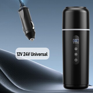 Foto 5 | Foto 5 | Tettle De Automóvil Eléctrico Portátil 12v/24v 500 Ml De Acero Inoxidable Hervidor Eléctrico Con Control De Temperatura Calder