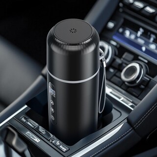 Foto 7 | Foto 7 | Tettle De Automóvil Eléctrico Portátil 12v/24v 500 Ml De Acero Inoxidable Hervidor Eléctrico Con Control De Temperatura Calder