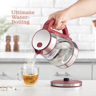 Foto 4 | Foto 4 | Hervidor Eléctrico De Agua Speed-boil 1.7 L 1500 W Vidrio De Borosilicato Para Café Y Té Apertura Amplia Apagado Automático