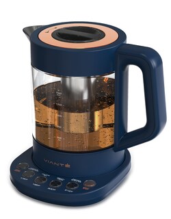 Foto 1 | Foto 1 | Vianté Tetera Eléctrica De Vidrio Con Infusor Removible Y Control De Temperatura. Hervidor Eléctrico. Apagado Automático Y Prote