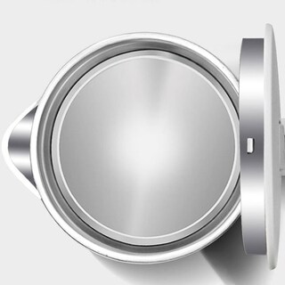 Foto 2 | Foto 2 | Tetera De Calentamiento Rápido 4 Protecciones De Seguridad Hervidor Eléctrico De 2 3 L Acero Inoxidable Doble Capa Antidesga