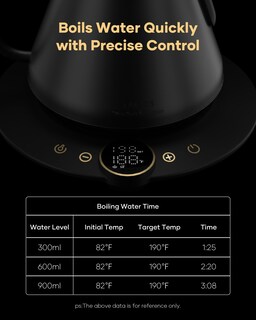 Foto 4 | Foto 4 | Cocinare Flow B9 - Hervidor Eléctrico De Cuello De Cisne Con Control Preciso De Temperatura Para Verter Café Y Té Interior De A