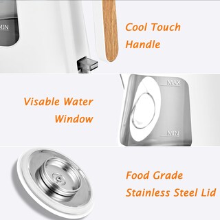 Foto 6 | Foto 6 | Topwit - Hervidor Eléctrico Tetera Eléctrica De 1 0 L Con Infusor Extraíble De Acero Inoxidable Hervidor Eléctrico Sin Bpa Con