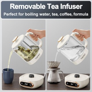Foto 6 | Foto 6 | Topwit - Hervidor Eléctrico De Té 11 Control De Temperatura Y 4 Preestablecidos De Vidrio Con Infusor Extraíble Hervidor Eléct